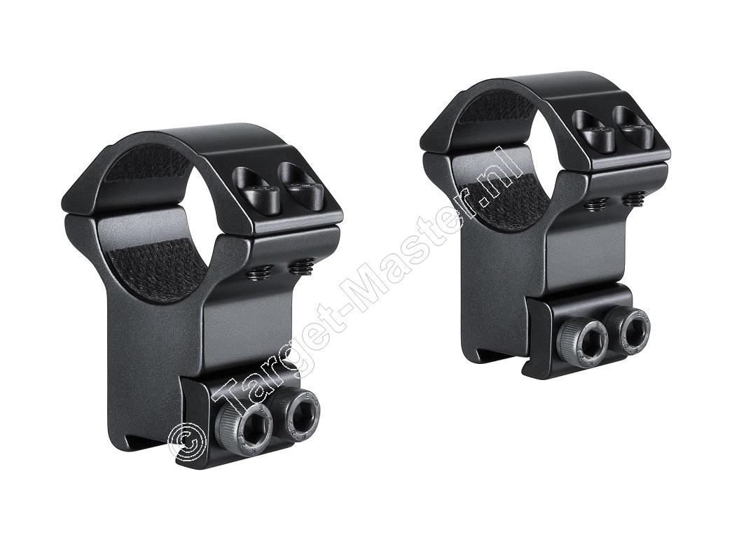 Hawke MATCH MOUNT Airgun Mounts for 1 inch Scope HIGH 2 piece